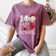 Baseball Happy 100 Days Of School Boy Girl Kid Teacher Women's Comfort Colors T-Shirt Blue Jean
