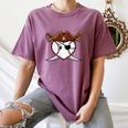 Baseball Heart Pirate Hat Crossed Swords Men Boys Kids Youth Premium Tri-Blend Women's Comfort Colors T-Shirt Blue Jean
