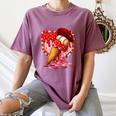 Baseball Heart Valentine Baseball Ice Cream Drip Boys Girls Women's Comfort Colors T-Shirt Blue Jean Baseball Heart Valentine Baseball Ice Cream Drip Boys Girls Women's Comfort Colors T-Shirt Blue Jean