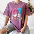 Baseball Ice Cream Drip 67 Hands Six Seven Boys Women's Comfort Colors T-Shirt Blue Jean