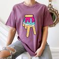 Baseball Ice Cream Drip Home Plate Glove Respect Drip 2 Side Women's Comfort Colors T-Shirt Blue Jean Baseball Ice Cream Drip Home Plate Glove Respect Drip 2 Side Women's Comfort Colors T-Shirt Blue Jean