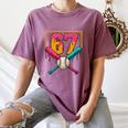 Baseball Ice Cream Drip Number 67 Player 67th Birthday Premium Tri-Blend Women's Comfort Colors T-Shirt Blue Jean Baseball Ice Cream Drip Number 67 Player 67th Birthday Premium Tri-Blend Women's Comfort Colors T-Shirt Blue Jean