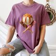 Baseball Ice Cream Drip Style Melting Ice Cream Youth Teen Women's Comfort Colors T-Shirt Blue Jean