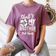 Baseball Jersey Number 13 That's My Brother Out There Women's Comfort Colors T-Shirt Blue Jean Baseball Jersey Number 13 That's My Brother Out There Women's Comfort Colors T-Shirt Blue Jean