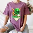 Baseball Life Style Ice Cream Drip Green Women's Comfort Colors T-Shirt Blue Jean Baseball Life Style Ice Cream Drip Green Women's Comfort Colors T-Shirt Blue Jean