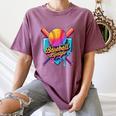Baseball Lifestyle Drip Icecream Women's Comfort Colors T-Shirt Blue Jean Baseball Lifestyle Drip Icecream Women's Comfort Colors T-Shirt Blue Jean
