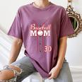 Baseball Mom 30 Number 30 Jersey Team Numbered Jersey Women's Comfort Colors T-Shirt Blue Jean Baseball Mom 30 Number 30 Jersey Team Numbered Jersey Women's Comfort Colors T-Shirt Blue Jean