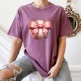 Baseball Mom Coquette Pink Bow Baseball Mom Women's Comfort Colors T-Shirt Blue Jean Baseball Mom Coquette Pink Bow Baseball Mom Women's Comfort Colors T-Shirt Blue Jean