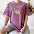 Baseball Mom With Garden Flowers Women's Comfort Colors T-Shirt Blue Jean Baseball Mom With Garden Flowers Women's Comfort Colors T-Shirt Blue Jean