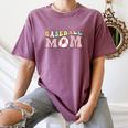 Baseball Mom Groovy Game Day Women's Comfort Colors T-Shirt Blue Jean Baseball Mom Groovy Game Day Women's Comfort Colors T-Shirt Blue Jean