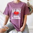 Baseball Mom Humor I Teach My Kids To Hit And Steal Women's Comfort Colors T-Shirt Blue Jean Baseball Mom Humor I Teach My Kids To Hit And Steal Women's Comfort Colors T-Shirt Blue Jean