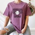 Baseball Mom Leopard Heart Game Day Women's Comfort Colors T-Shirt Blue Jean Baseball Mom Leopard Heart Game Day Women's Comfort Colors T-Shirt Blue Jean