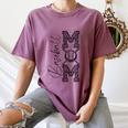 Baseball Mom Leopard Women's Comfort Colors T-Shirt Blue Jean Baseball Mom Leopard Women's Comfort Colors T-Shirt Blue Jean
