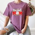 Baseball Mom Mother's Day For Mom Game Day Outfit Women's Comfort Colors T-Shirt Blue Jean