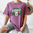 Baseball Mom Rainbow Game Day Women's Comfort Colors T-Shirt Blue Jean Baseball Mom Rainbow Game Day Women's Comfort Colors T-Shirt Blue Jean