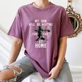Baseball Mom My Son Will Be Waiting For You At Home Premium Tri-Blend Women's Comfort Colors T-Shirt Blue Jean