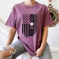 Baseball Mom USA Flag Baseball Mama Day Vibes Mama Women's Comfort Colors T-Shirt Blue Jean