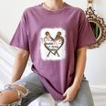 Baseball Moms Always Salty Mommy Women's Comfort Colors T-Shirt Blue Jean