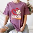 Baseball Nana Baseball Heart Family Matching Women's Comfort Colors T-Shirt Blue Jean Baseball Nana Baseball Heart Family Matching Women's Comfort Colors T-Shirt Blue Jean