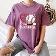 Baseball Nona Family Matching Cute Baseball Lover Women's Comfort Colors T-Shirt Blue Jean