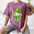 Baseball Player Ice Cream Drip Shamrocks St Patrick's Day Women's Comfort Colors T-Shirt Blue Jean Baseball Player Ice Cream Drip Shamrocks St Patrick's Day Women's Comfort Colors T-Shirt Blue Jean