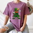 Baseball St Patricks Day Leprechaun Boys Girls Men Women Women's Comfort Colors T-Shirt Blue Jean