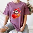 Baseball Valentine's Day Drip Ice Cream Team Women's Comfort Colors T-Shirt Blue Jean Baseball Valentine's Day Drip Ice Cream Team Women's Comfort Colors T-Shirt Blue Jean