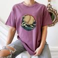 Baseball Waves Ocean Sports Baseball Fans Women's Comfort Colors T-Shirt Blue Jean