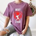 Best Baseball Mom Ever Baseball Women's Comfort Colors T-Shirt Blue Jean