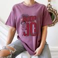 Betty Boop Baseball Logo Jersey With Stars Cute Cartoon Women's Comfort Colors T-Shirt Blue Jean Betty Boop Baseball Logo Jersey With Stars Cute Cartoon Women's Comfort Colors T-Shirt Blue Jean