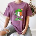 Boys St Patricks Day Kids Baseball Player Ice Cream Drip Women's Comfort Colors T-Shirt Blue Jean Boys St Patricks Day Kids Baseball Player Ice Cream Drip Women's Comfort Colors T-Shirt Blue Jean