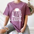 Cheer Baseball Mom Baseball And Cheer Mother Women's Comfort Colors T-Shirt Blue Jean