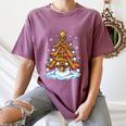 Christmas Baseball Tree Lights Xmas Women's Comfort Colors T-Shirt Blue Jean Christmas Baseball Tree Lights Xmas Women's Comfort Colors T-Shirt Blue Jean