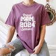 Class Of 2024 Senior Year Baseball Mom Senior 2024 Women's Comfort Colors T-Shirt Blue Jean Class Of 2024 Senior Year Baseball Mom Senior 2024 Women's Comfort Colors T-Shirt Blue Jean