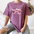 Coquette Baseball Mom Sorry Can't Baseball Bye Mother's Day Women's Comfort Colors T-Shirt Blue Jean Coquette Baseball Mom Sorry Can't Baseball Bye Mother's Day Women's Comfort Colors T-Shirt Blue Jean