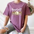 Cute Baseball Mom Leopard Print Mom For Mother's Day Women's Comfort Colors T-Shirt Blue Jean Cute Baseball Mom Leopard Print Mom For Mother's Day Women's Comfort Colors T-Shirt Blue Jean
