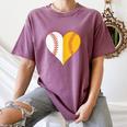 Cute Love Baseball Fast Pitch Softball Heart Baseball Mom Women's Comfort Colors T-Shirt Blue Jean Cute Love Baseball Fast Pitch Softball Heart Baseball Mom Women's Comfort Colors T-Shirt Blue Jean