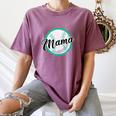 Cute Mama Script Font On Baseball Mom Women's Comfort Colors T-Shirt Blue Jean Cute Mama Script Font On Baseball Mom Women's Comfort Colors T-Shirt Blue Jean
