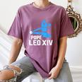 Da Pope Leo XIV Baseball Women's Comfort Colors T-Shirt Blue Jean