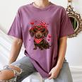 Dachshund Valentines Day Wiener Dog Lover Weenie Heart Raglan Baseball Tee Women's Comfort Colors T-Shirt Blue Jean Dachshund Valentines Day Wiener Dog Lover Weenie Heart Raglan Baseball Tee Women's Comfort Colors T-Shirt Blue Jean