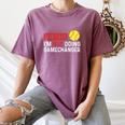 Don’t Ask I’m Not Doing Gamechanger Baseball Women's Comfort Colors T-Shirt Blue Jean