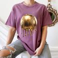 Dripping Gold Drip Baseball Game Day Player Coach Baller Women's Comfort Colors T-Shirt Blue Jean