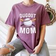 Dugout Mom Baseball Mommy Baseball Mother's Day Women's Comfort Colors T-Shirt Blue Jean Dugout Mom Baseball Mommy Baseball Mother's Day Women's Comfort Colors T-Shirt Blue Jean