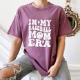 Family Mama In My Baseball Mom Era Women's Comfort Colors T-Shirt Blue Jean