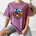 Father Son Baseball Father's Day Women's Comfort Colors T-Shirt Blue Jean
