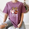 Game Day Vibes Football Baseball Mom Heart Women's Comfort Colors T-Shirt Blue Jean Game Day Vibes Football Baseball Mom Heart Women's Comfort Colors T-Shirt Blue Jean