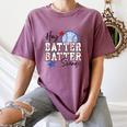 Hey Batter Batter Swing Graphic For Baseball Moms Women's Comfort Colors T-Shirt Blue Jean Hey Batter Batter Swing Graphic For Baseball Moms Women's Comfort Colors T-Shirt Blue Jean