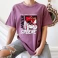 Hunter Greene Cincinnati MLB Baseball Players MLBHGR203M Women's Comfort Colors T-Shirt Blue Jean