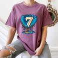 Ice Cream Baseball Glove 7th Birthday Edition Women's Comfort Colors T-Shirt Blue Jean Ice Cream Baseball Glove 7th Birthday Edition Women's Comfort Colors T-Shirt Blue Jean