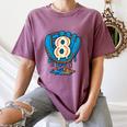 Ice Cream Baseball Glove 8th Birthday Edition Women's Comfort Colors T-Shirt Blue Jean Ice Cream Baseball Glove 8th Birthday Edition Women's Comfort Colors T-Shirt Blue Jean